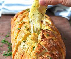 Potato Bread with Cheese, Thyme & Wet Garlic