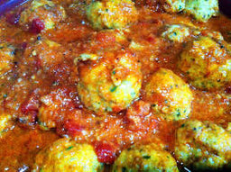 Moroccon fish ball tagine