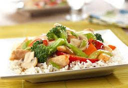 Stir fried chicken and veg