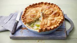 Leek, cheese and thyme pie