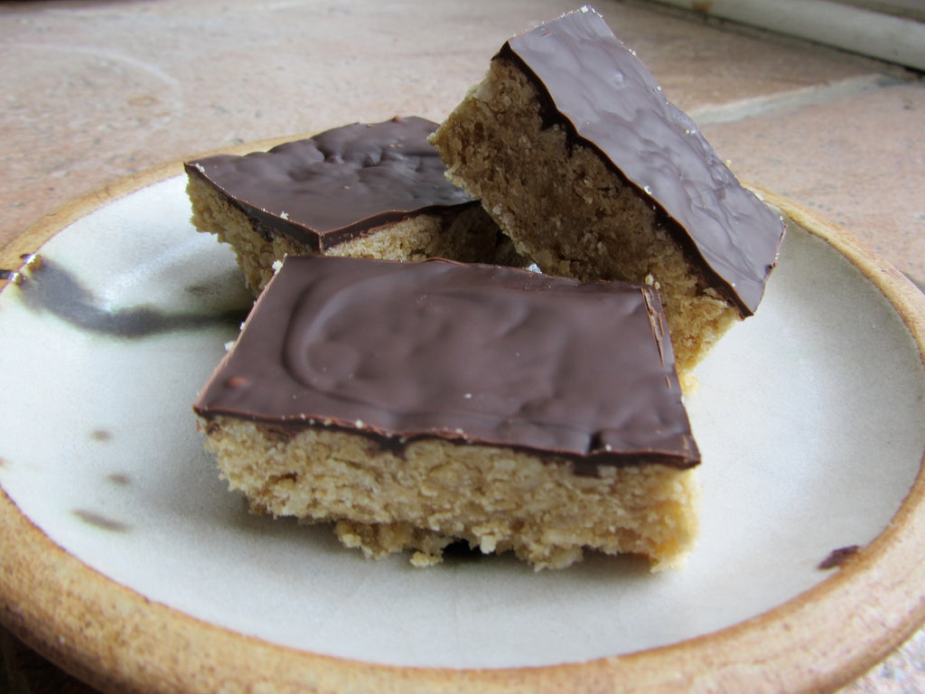 Chocolate topped Flapjack