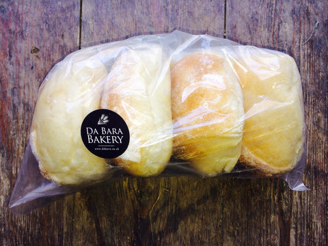 Da Bara White Ciabatta Rolls - 4 pack