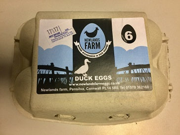 Free Range Duck Eggs - 6