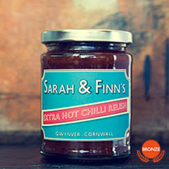 Sarah & Finn's Extra Hot Chilli Relish 340g