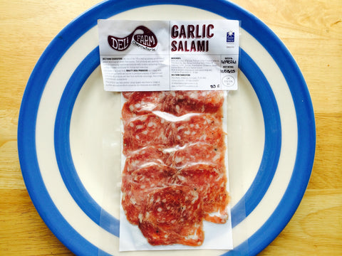 Garlic Salami - Sliced 50g