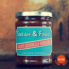 Sarah & Finn's Hot Chilli Relish 340g