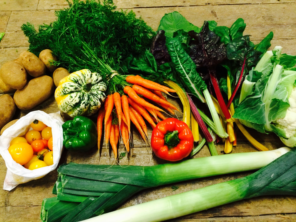 Small seasonal veg box